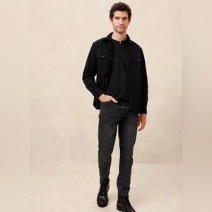 Banana Republic Slim Travel Jean Dark Gray Wash 32x32